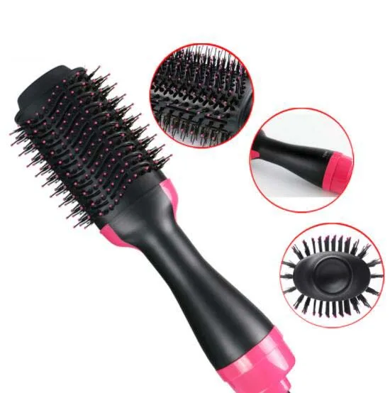 

Hot Air Brush USB charged cordless Wireless Rechargeable Straightening Brush, Red