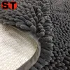 wholesale anti-slip microfiber chenille bath carpets/non-slip chenille door mat cat mat vetbed/chenille rug for pet mats