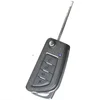 Car alarm remote control with key blade