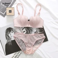 

SIX RABBIT Sexy comfort breathable push-up bra set