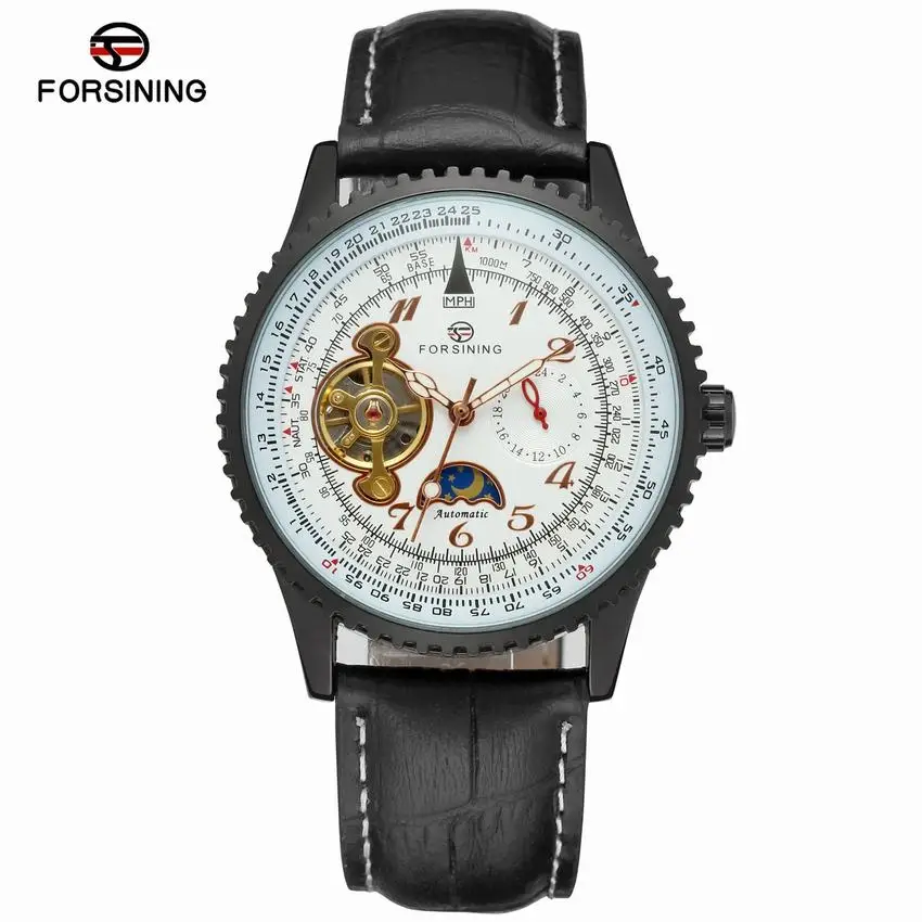

FORSINING 034 Men Automatic Mechanical Watch Luxury Tour-billion Wrist Watches, 3 colors