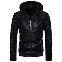 

Fashion New Arrival Pu Leather Jacket Motorcycle Leather Jacket Riding Jackets For Men