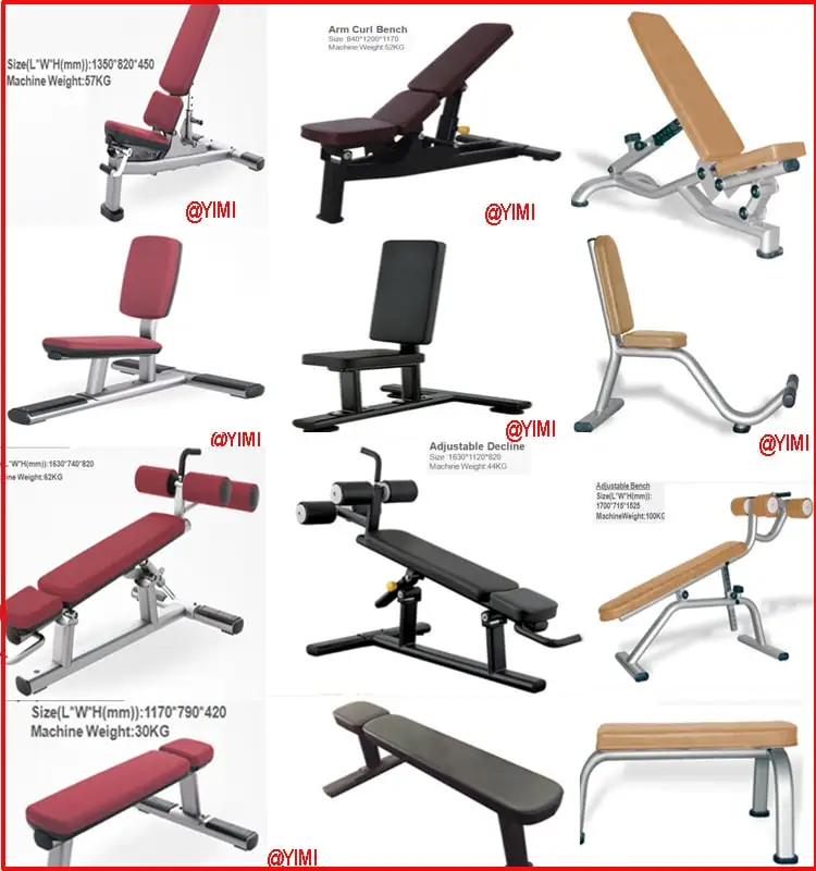 Weight Training Exercise Fitness Gym Height Work Press Adjustable