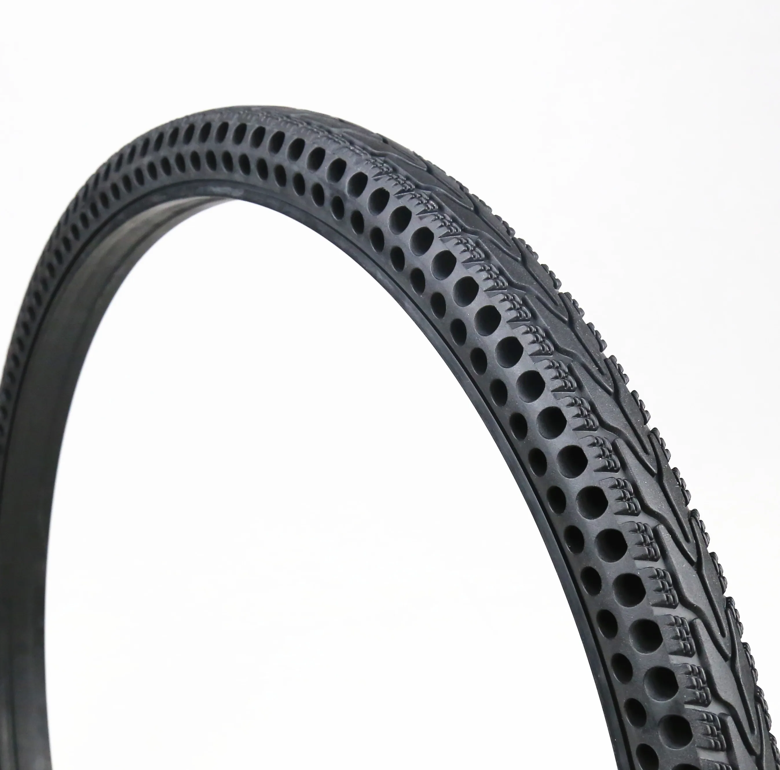 

24 x1.5 Inch Airless Flat Free Tire For Public Bike Rental or City Cruiser Bikes