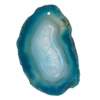Natural gemstone jade polychromatic agate raw stone slice irregular agate piece pendant necklace