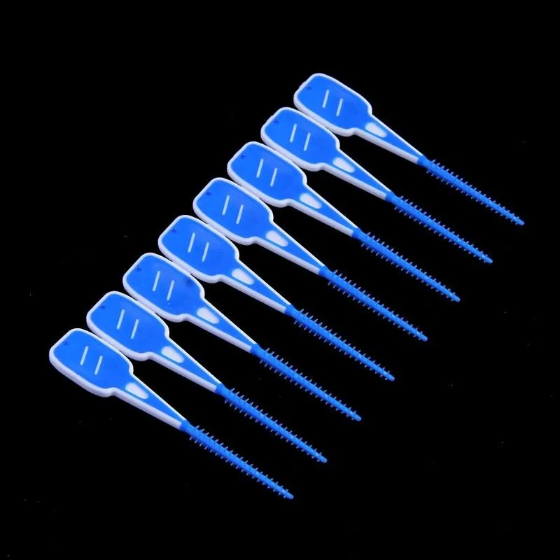 Toothpick Ended Rubber Tipped Soft Silicone Interdental Brush Buy