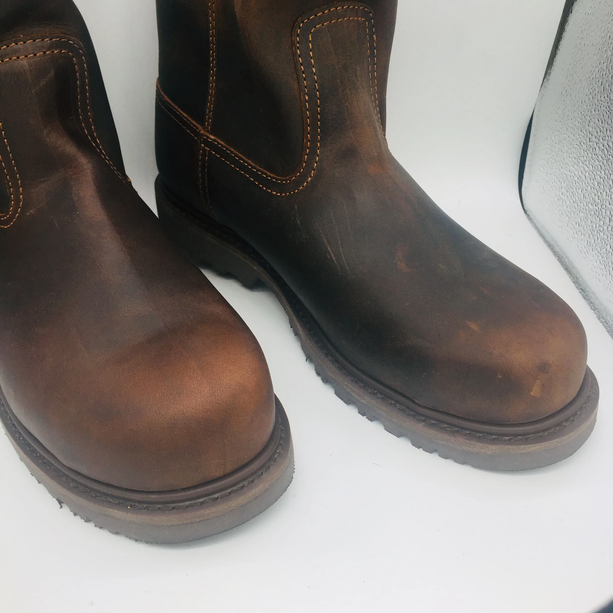 leather work boots