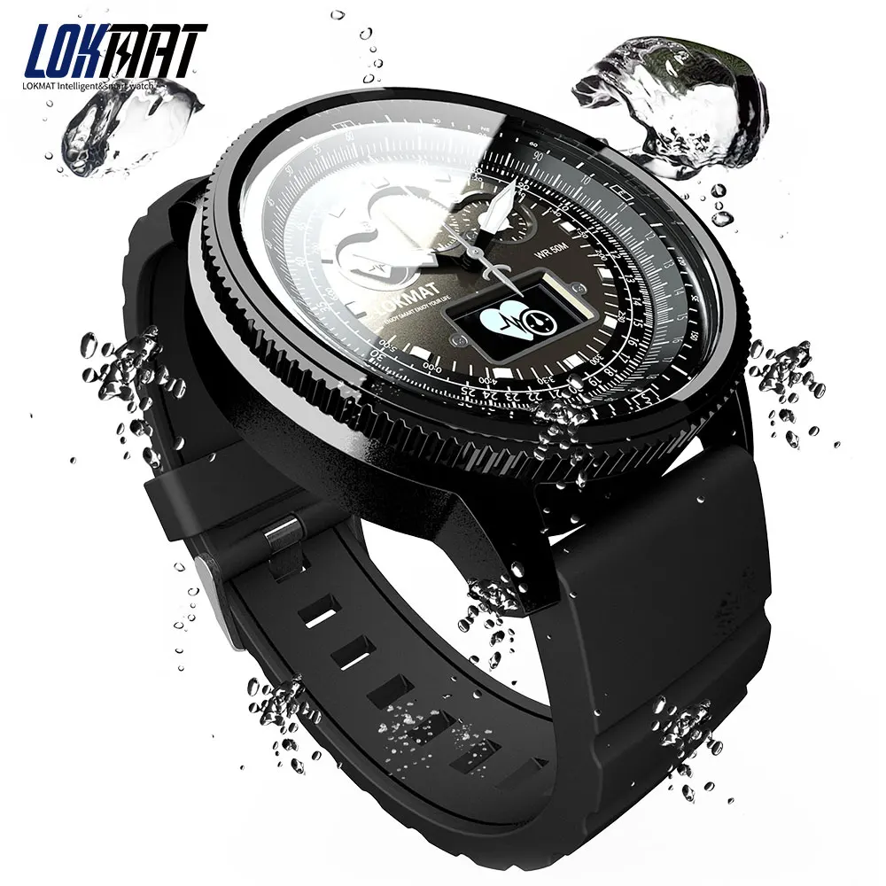 

LOKMAT Bluetooth Smart Watch Sport Waterproof men clock smartwatch for smart Watch