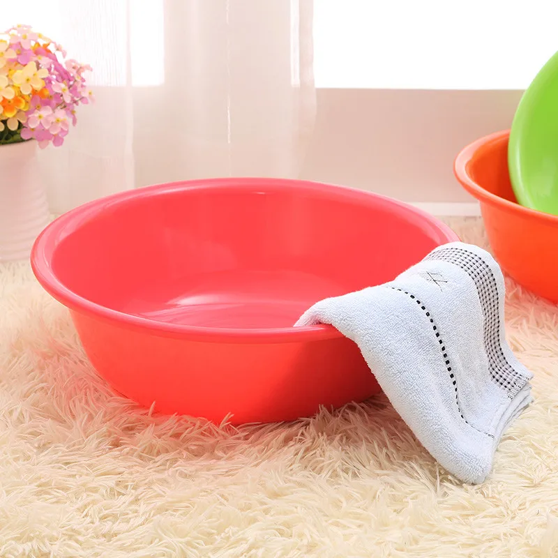 Factory Wholesale Household Round Plastic Tub For Washing Or Storage
