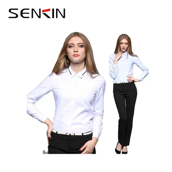 white ladies formal shirt