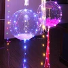 Floated Helium Bobo Balloons With LED String Light For festival Decoration