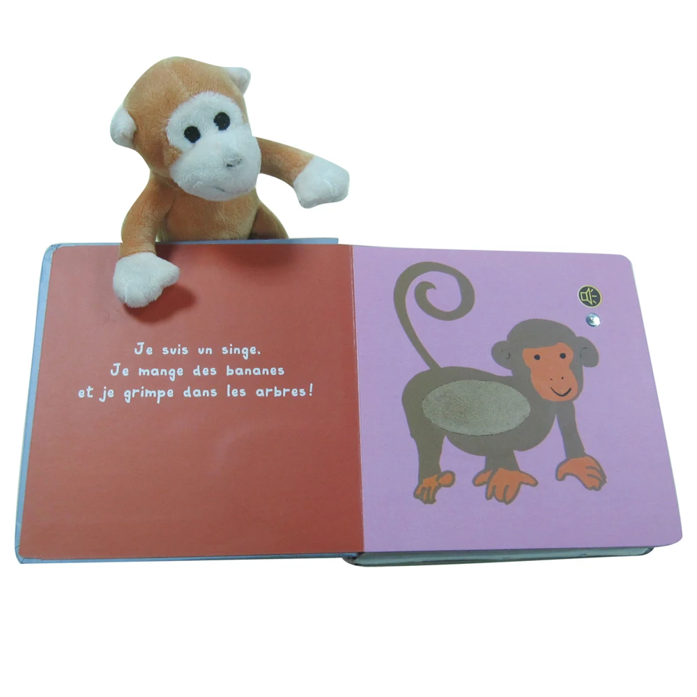 
Vivid and cute magic baby touch and feel activity books 