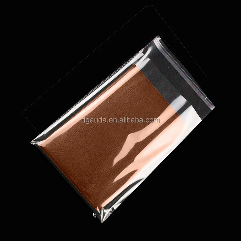 
custom printing clear recycled biodegradable food grade opp cellopane bopp plastoc bag 