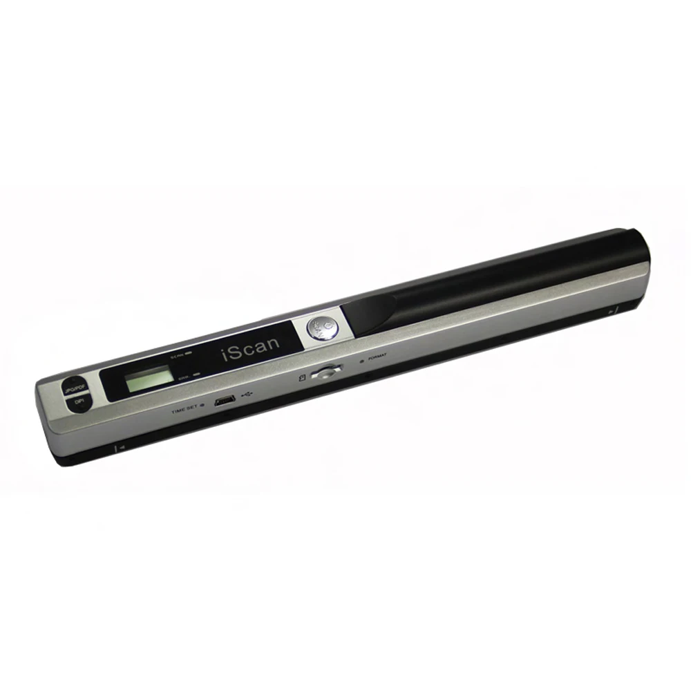 

Portable Handhold Scanner Document A4 Book Handy Scanner 900DPI LCD Display JPG / PDF, Black