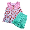 Children Wear Clothes New Design knit Cotton Baby Outfits Kid Girl Dress Clothing Sets