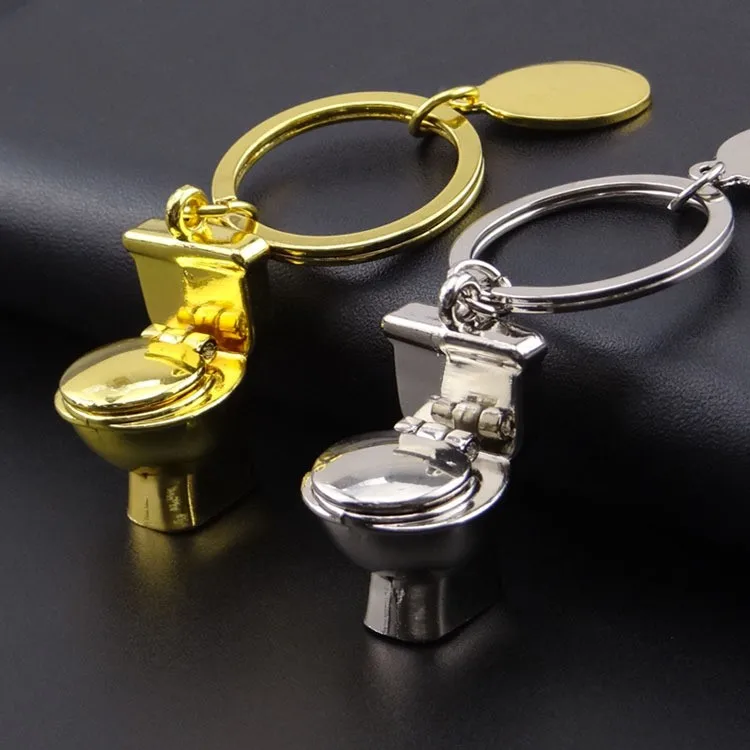 Hot Promotion Gift Mini Toilet Stool Bathroom Wc Key Chain Ring Toilet