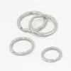 china manufacturer round split rings metal key chain flat ring