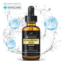 

Roushun HYALURONIC ACID Serum Green Tea Jojoba Oil Vitamin C & E Facial Serum