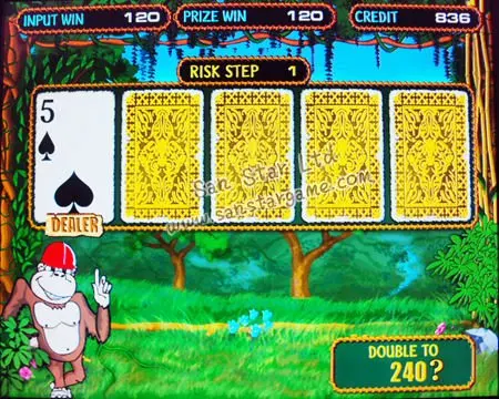

Crazy monkey-1 in one mega red board-game board for casino game machine, N/a