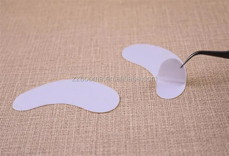 Comfy Curved Shape Lint Free Gel Under Eye Pad Patch For Eyelash Extension