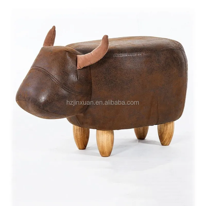New Design Modern Bull Animal Footstool Children's Furniture With ...