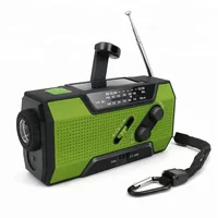 

solar hand crank radio fishing survival kit outdoor camping