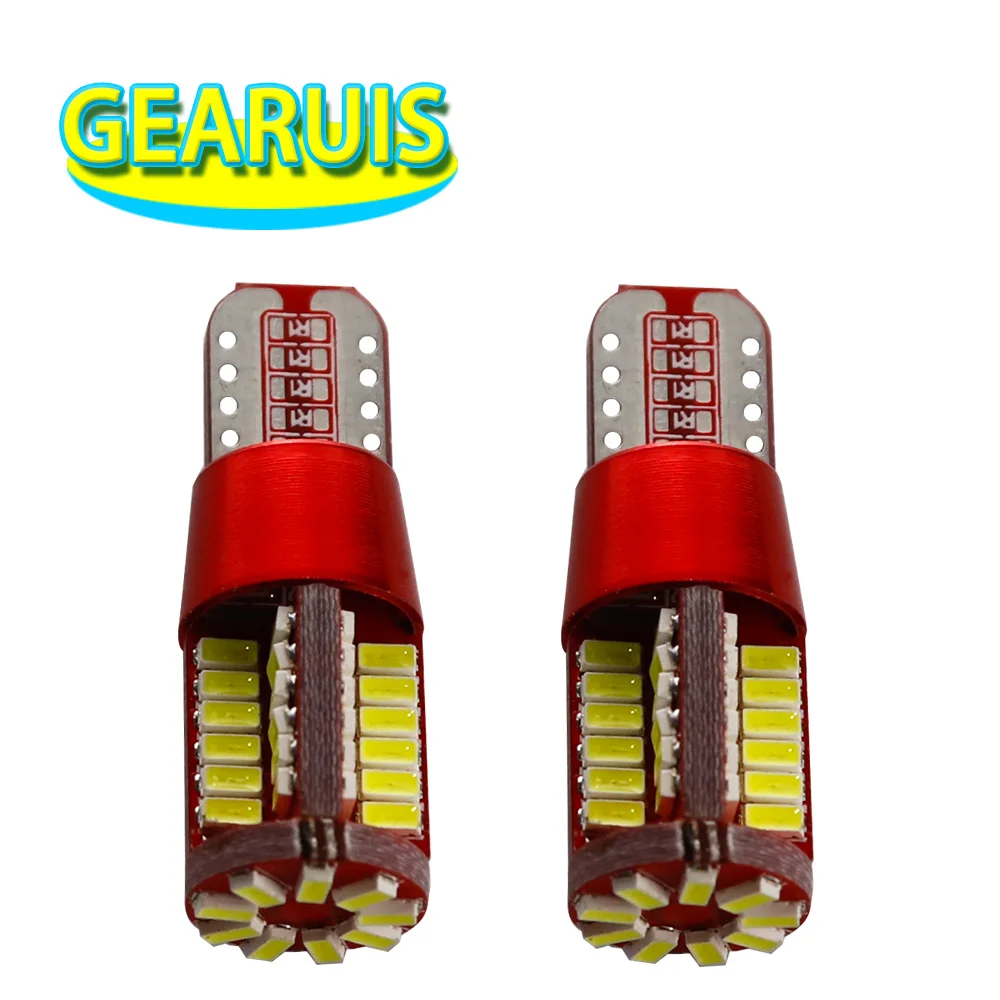 

T10 Canbus No error 57 SMD 3014 LED Super White DC 12V 194 57SMD 57LED Light Bulb Car led light Clearance lights Lamp