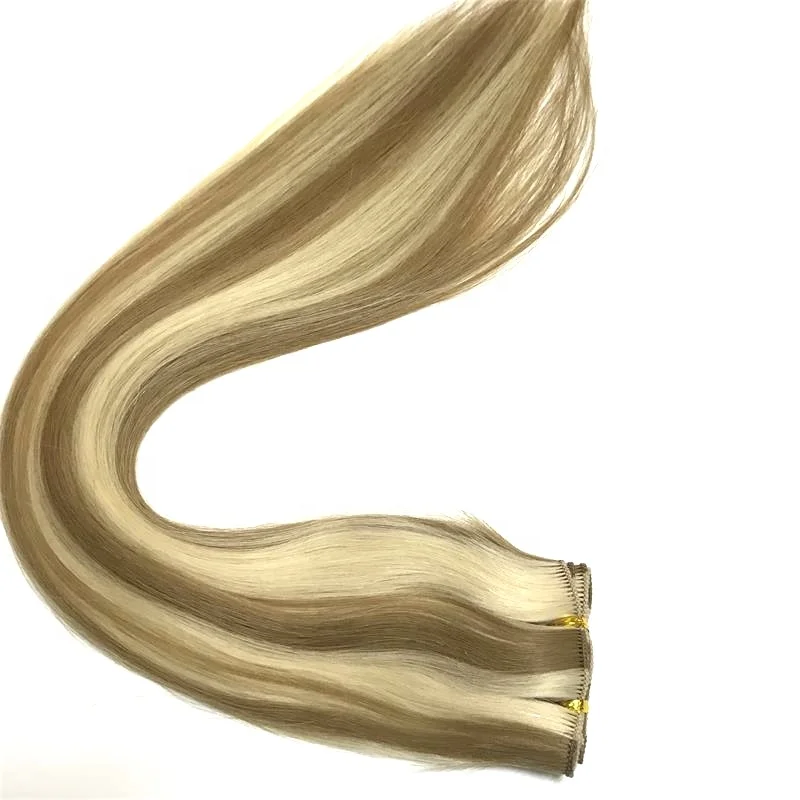 

Luxury Quality Cuticle Hair Hand Tied Weft Virgin Human Hair Extension