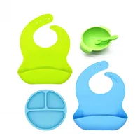 

BHD 100% Food Grade Non-toxic Soft-Tip and Flexible Silicone Baby Feeding Set
