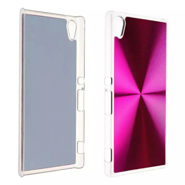 

CD pattern aluminum sticker PC phone case for Sony Z4 in stock
