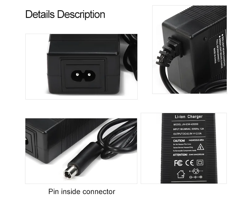 42v charger output 2a input 100 240v Alibaba