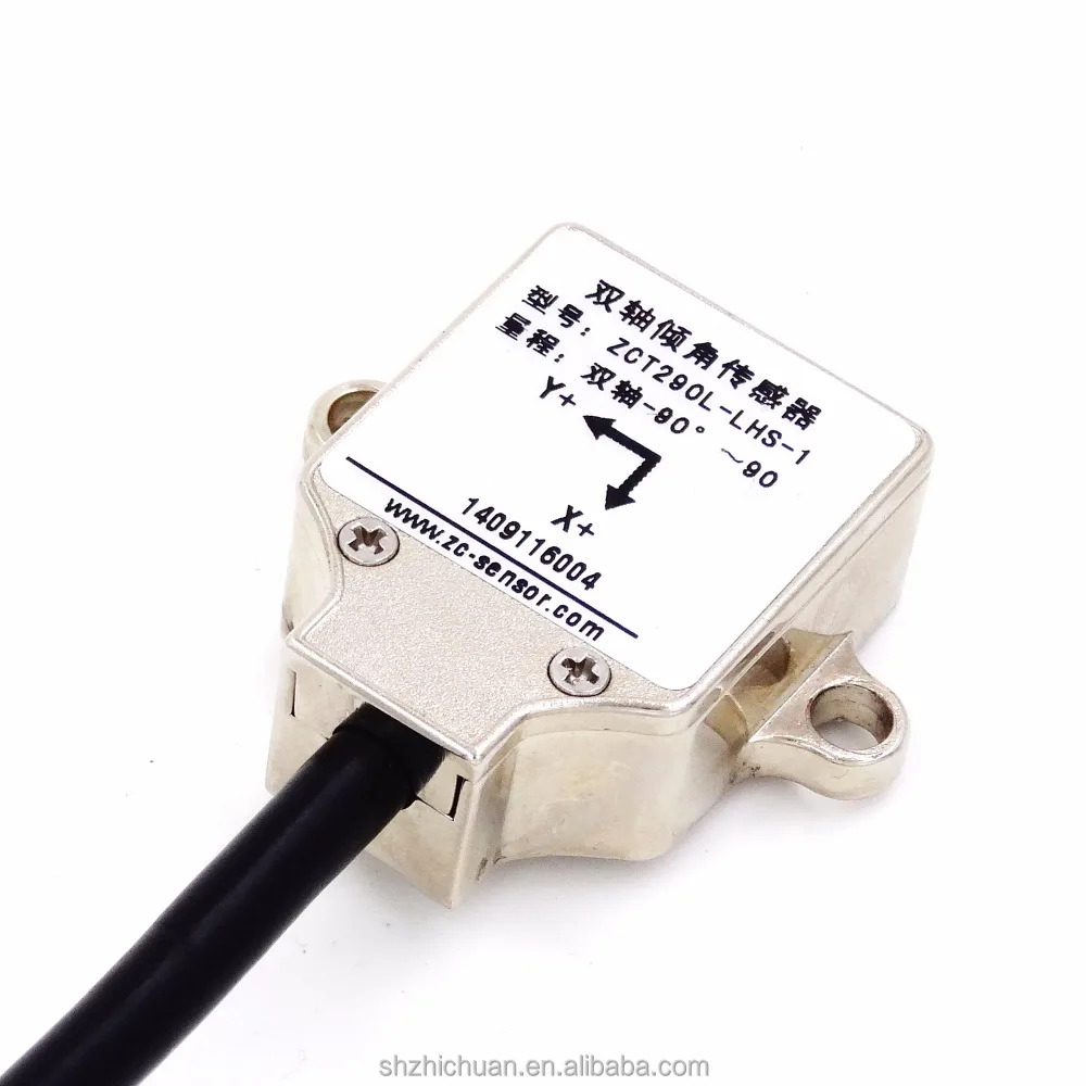 
ZC Sensor High Precision IP65 Inclination Sensor Analog Dual Axis Inclinometer ZCT290L-LHS-17 