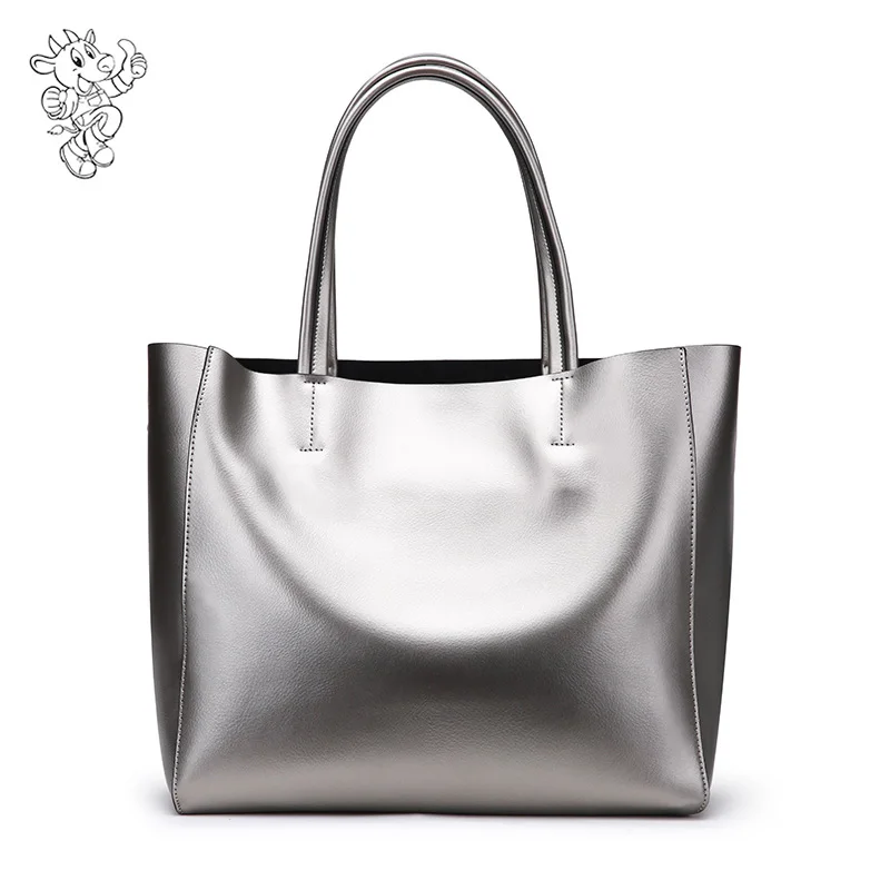 

Women Bags Luxury Brand Designer Handbags Cowhide Female Tote Bags Large Travel Shopper Bag for Lady