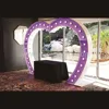 Wedding hall decoration heart shaped wedding arch for party supplies