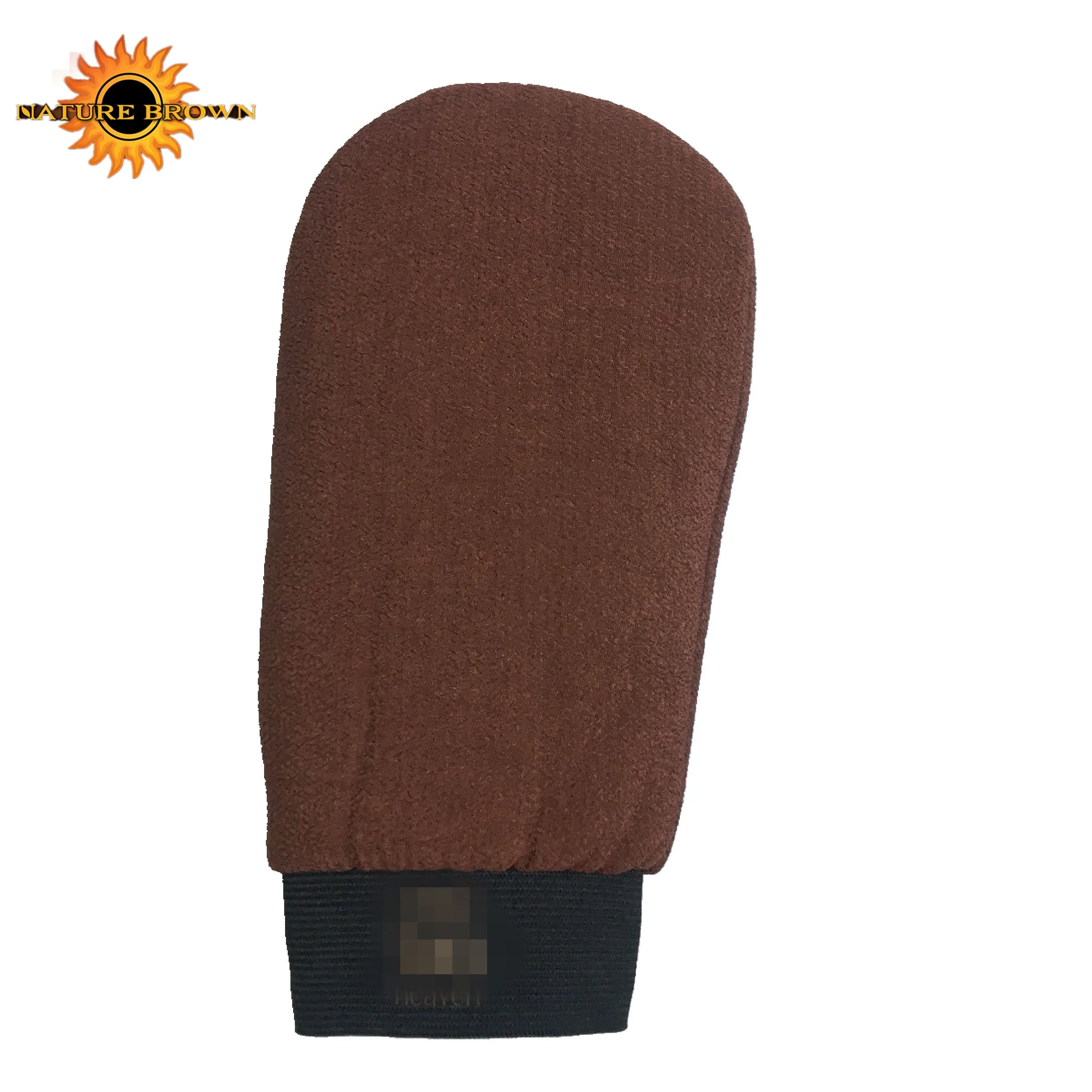 
Wholesale comfortable double side velour tanning mitt 