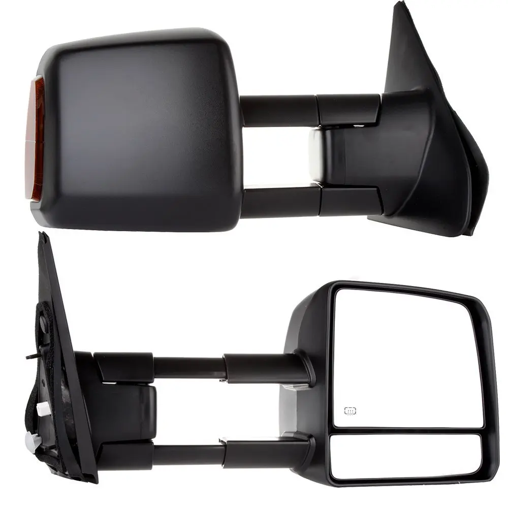 RH Passenger Tow Power Heated Signal Side Mirrors for 07-16 Toyota Tundra Truck