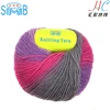 china Oeko Tex good sell 100% wool roving yarn melange yarn for hand knitting sweaters, color change wool hand knitting yarn