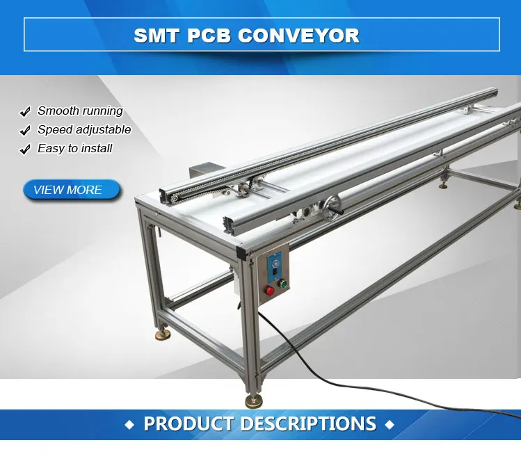 Automatic Smt Pcb Buffer Conveyor System For Smt Production Line Transmission Chain Conveyor Smt