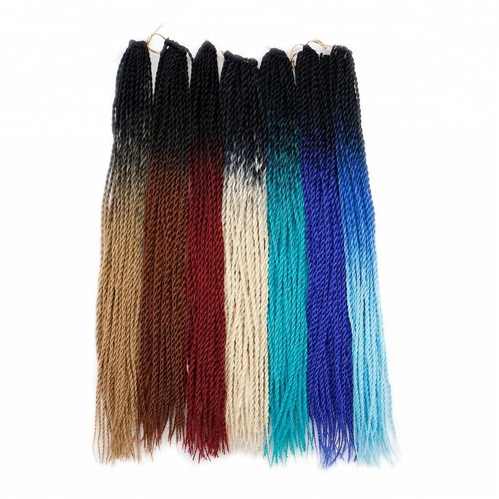 

24 inch High quality wholesale price box braids hair rainbow jumbo braiding hair cheap twisted hair