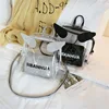 2019 foreign trade new fashion transparent multi-functional backpack