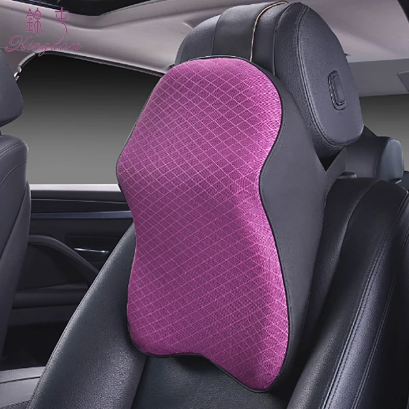 
Cusotme Wholesale Super Soft Car Seat Headrest Neck Support Pillow Memory Foam Waist Protected Cushion Relife Back Pain 