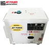 Air cooled diesel portable generator 5500 watts with electric start 230V