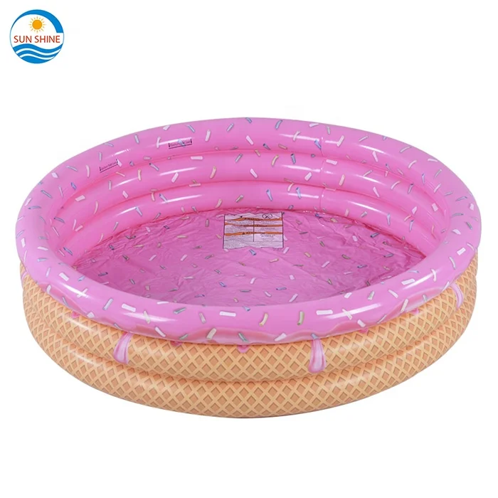 

Sunshine Children water playing garden Inflatable Paddling Pool, backyard 3rings kiddie pool for kids