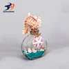 Wholesale special shape floating wishing drift lucky glass bottle with cork