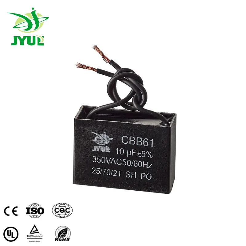 CBB61 1UF+2UF 300 V AC Small Generator Capacitor 50//60Hz