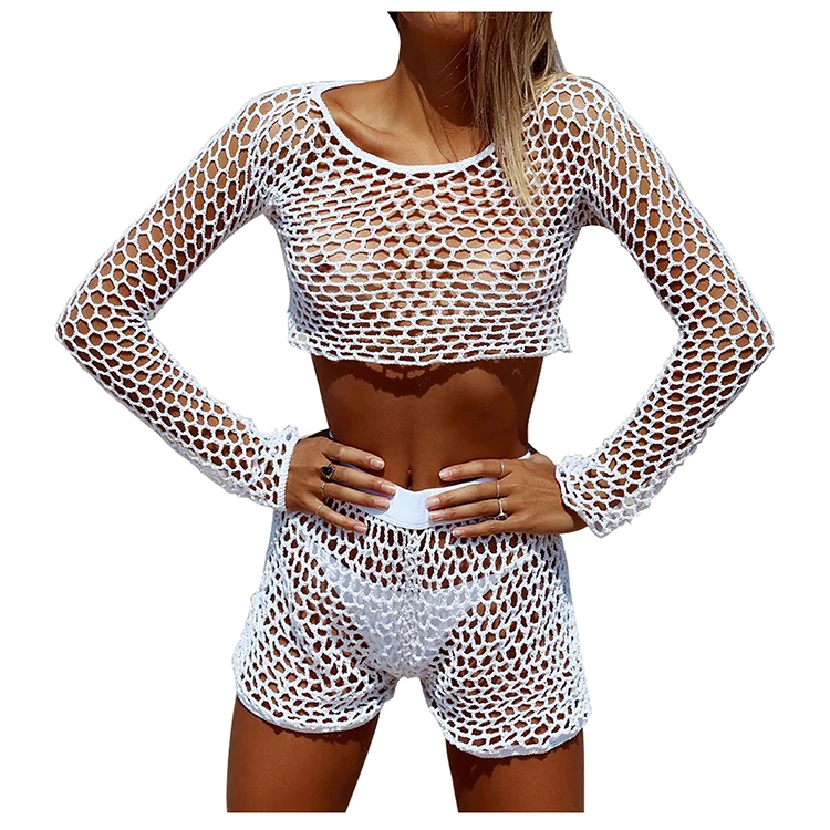 2 piece long sleeve bathing suit