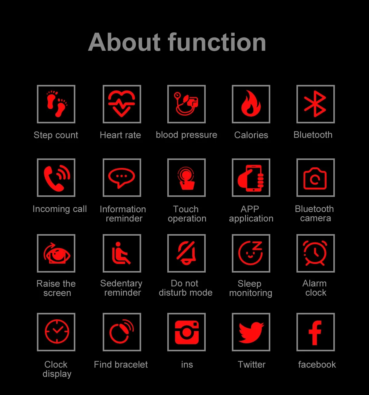 Hot sale support blood pressure heart rate for smart android mobile phone 115 plus smart watch bracelet