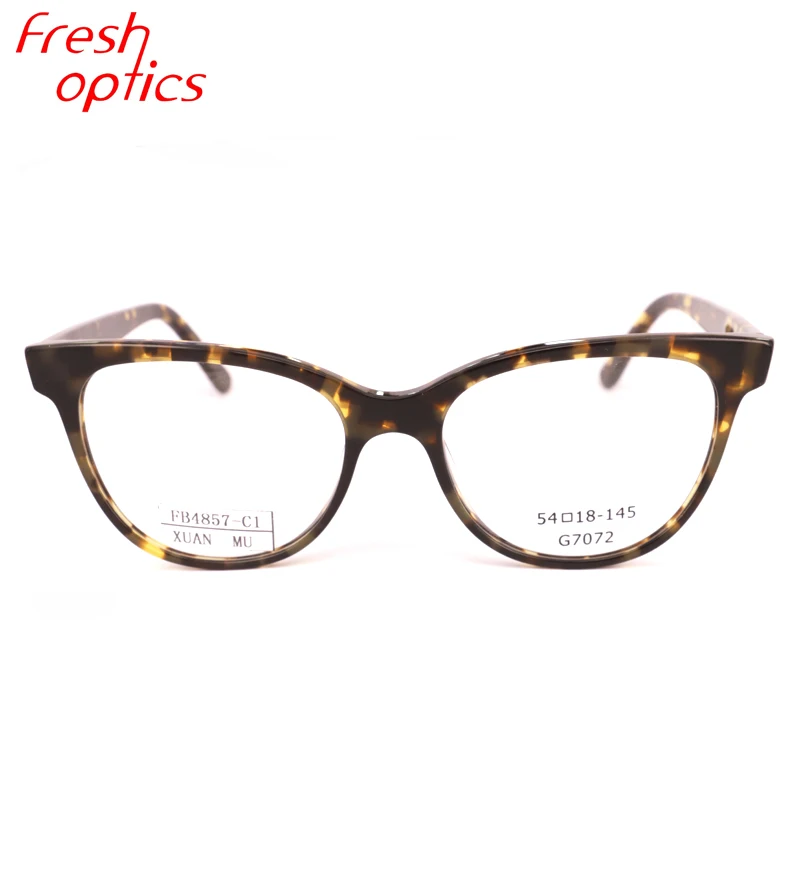 

FB4857 Changeable color eyeglass frames acetate material optic eyeglasses frame