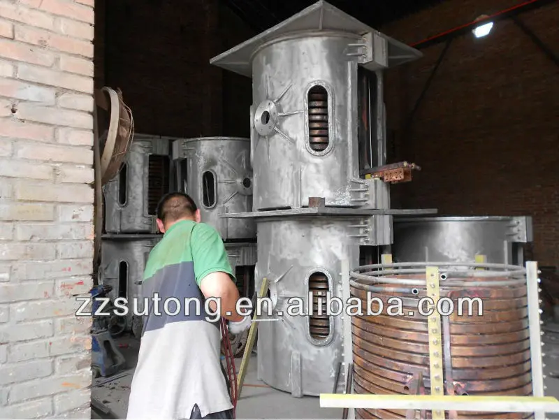 induction aluminum melting furnace .JPG