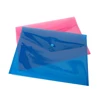 Clear Document Folder with Snap Button,PP Premium Quality Poly Envelope, US LETTER / A4 Size